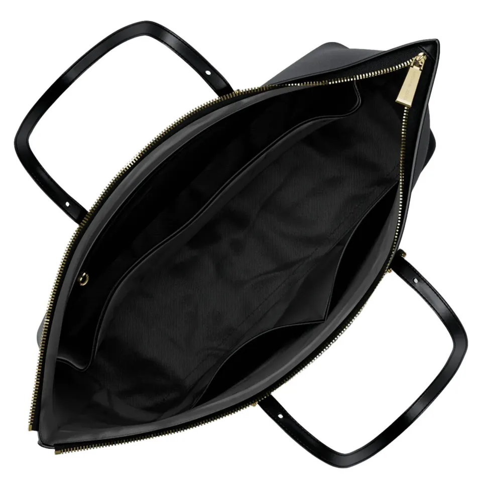 Michael Kors Quinn Large leren shopper zwart, foto 4