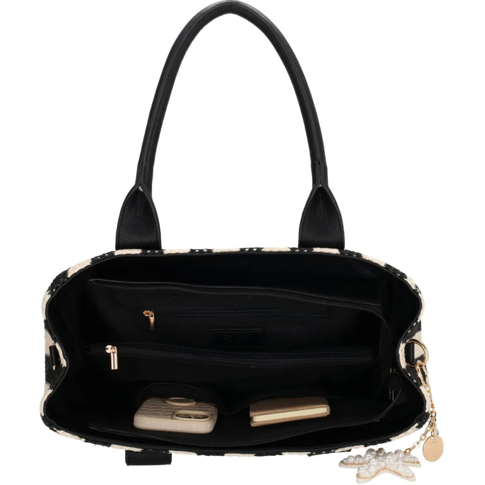 Charm London Capri shopper zwart, foto 5