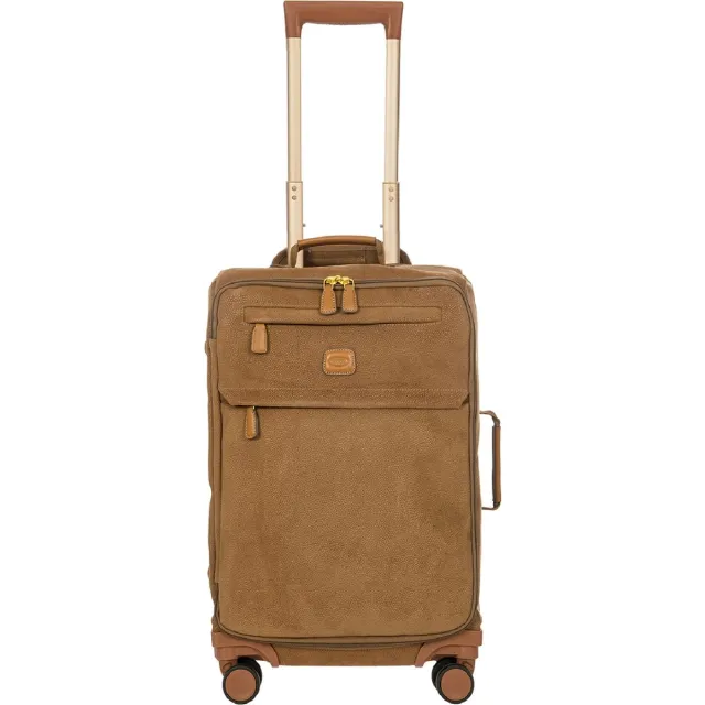 Bric's Life handbagagekoffer 55 cm camel Bruin
