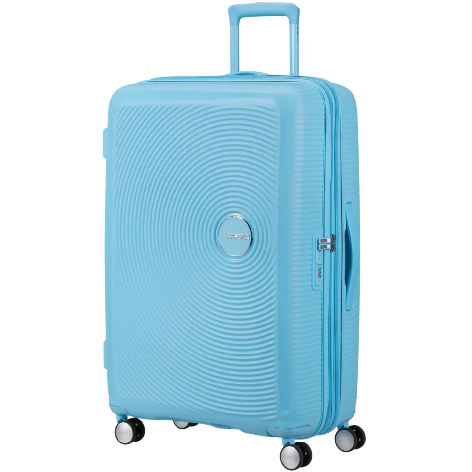 American Tourister Soundbox Spinner 77 koffer blauw, foto 2