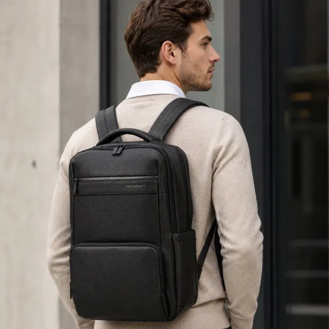 Enrico Benetti Siena Laptoprugzak - 17 inch - Zwart