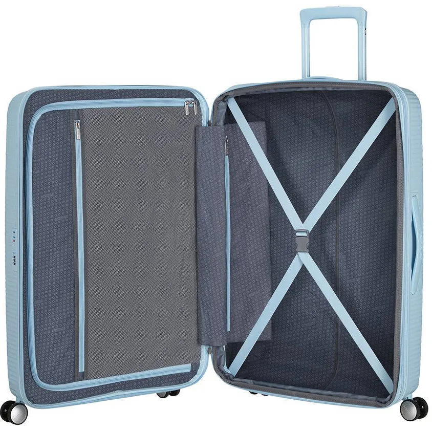 American Tourister Soundbox 77 trolley lichtblauw, foto 5