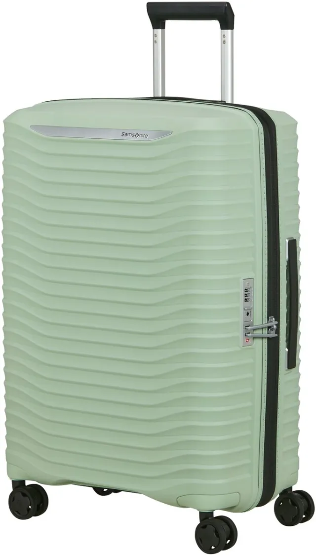 Samsonite Koffer - Upscape Spinner 4 wiel 68/25 Uitbreidbaar- Soft Sage- 83 L - 3 KG