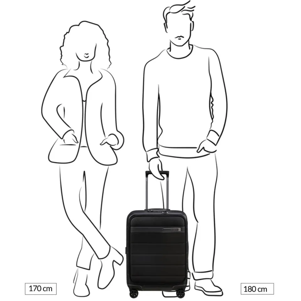 Samsonite Neopod spinner handbagagekoffer 55 cm zwart, foto 5