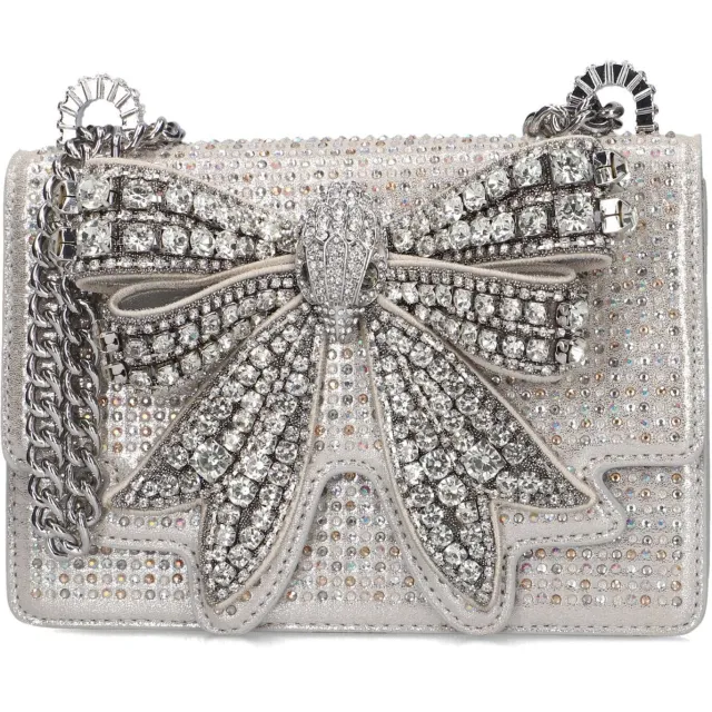 Kurt Geiger Bow Small Shoreditch handtas zilver