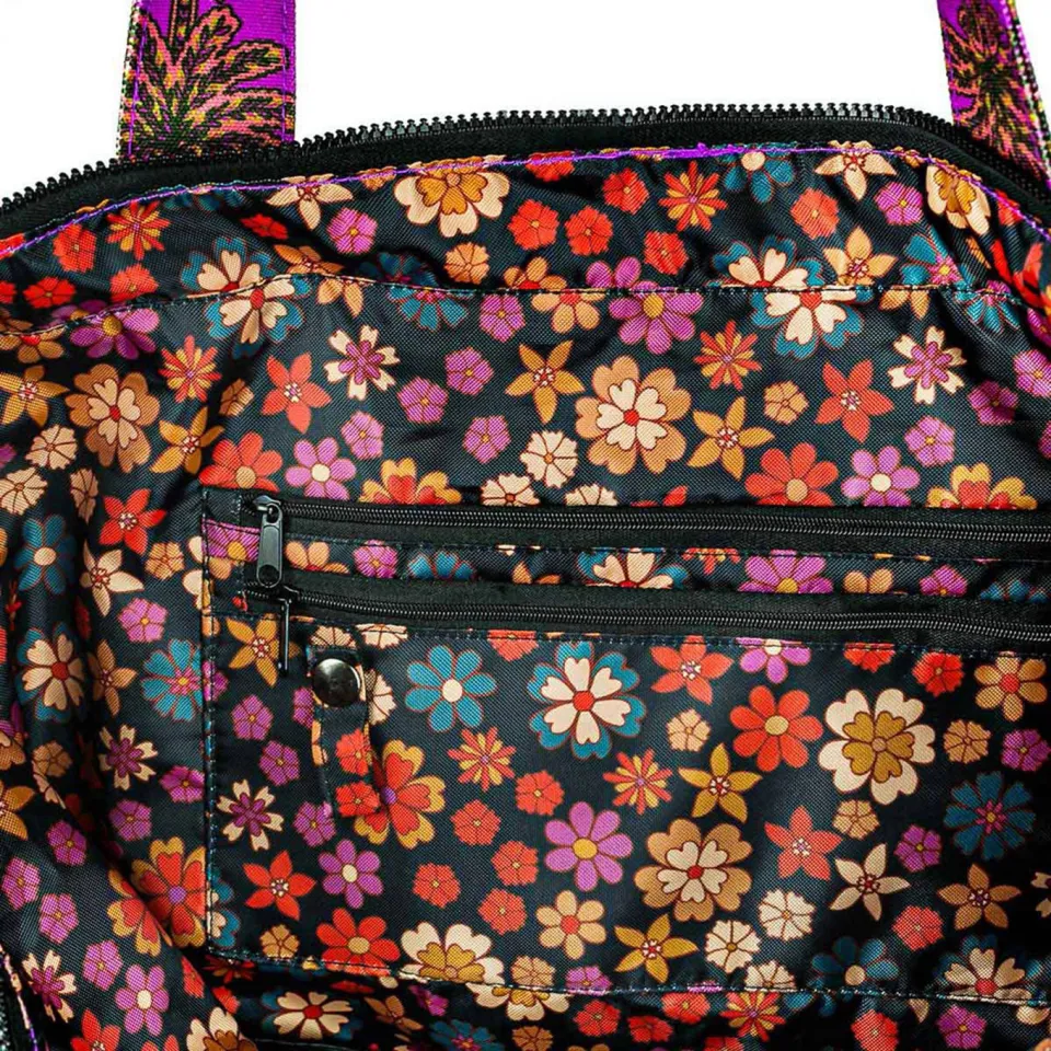Little Legends Palm Tree Sunset shopper paars, foto 7