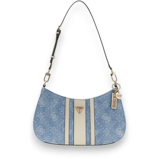 Guess Noelle II Top Zip - Schoudertas 29.5 cm (denim logo)