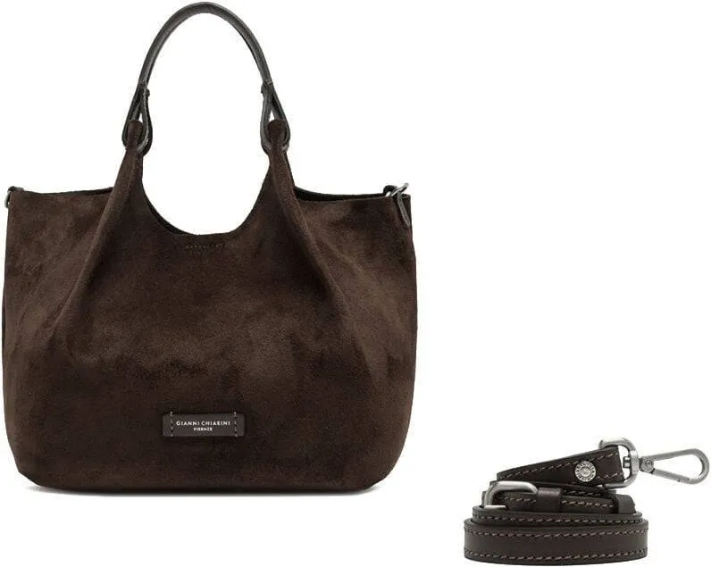 Gianni Chiarini Dua Bs 9799 schoudertas bruin, foto 4
