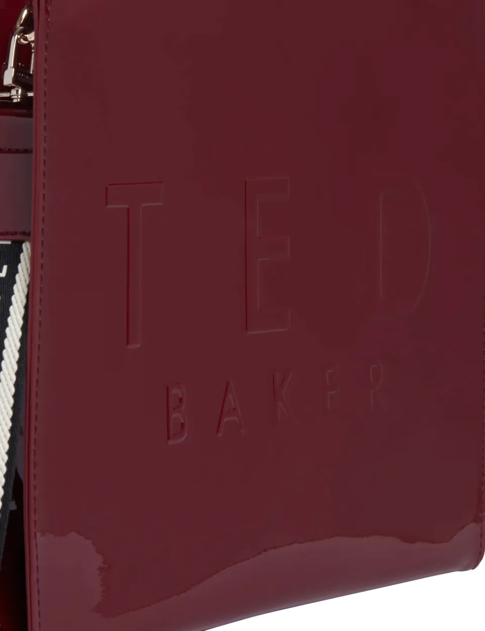 Ted Baker Iconica shopper donkerrood, foto 6