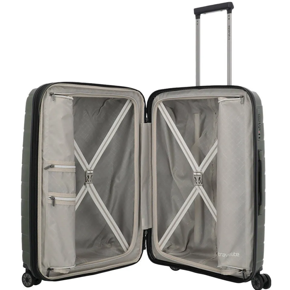 Travelite trolley Air Base 67 cm. Expandable kaki, foto 2