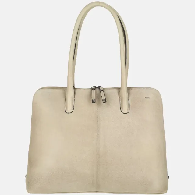 Berba Lucca Laptoptas - 15.6 laptopvak - chalk Wit