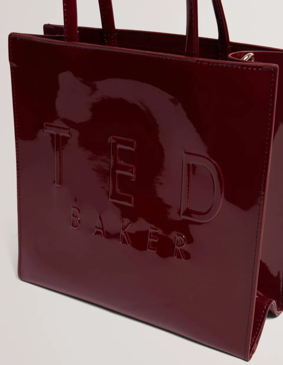 Ted Baker Iconny shopper donkerrood, foto 5