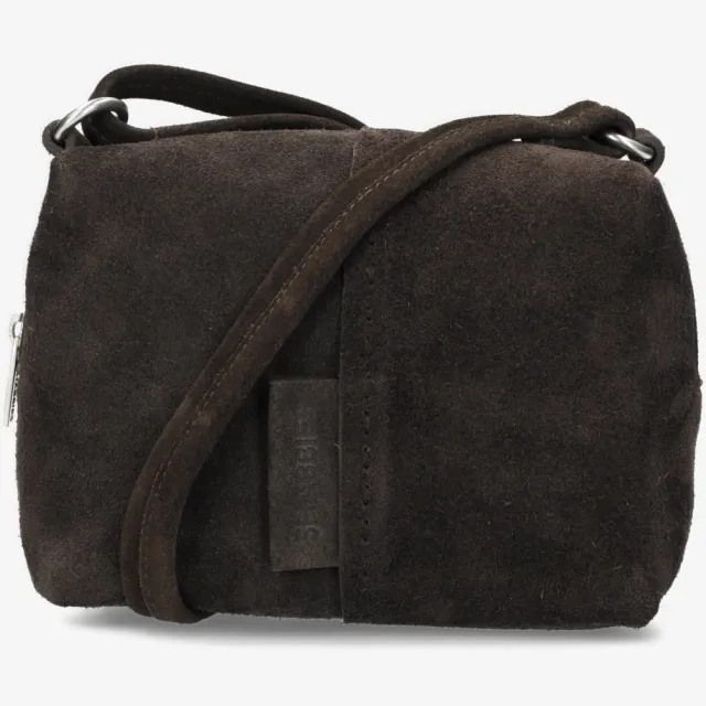 Shabbies Amsterdam Saar Stitched crossbodytas donkerbruin
