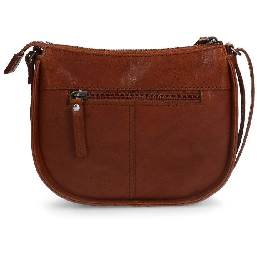 Manfield crossbody tas cognac, foto 4