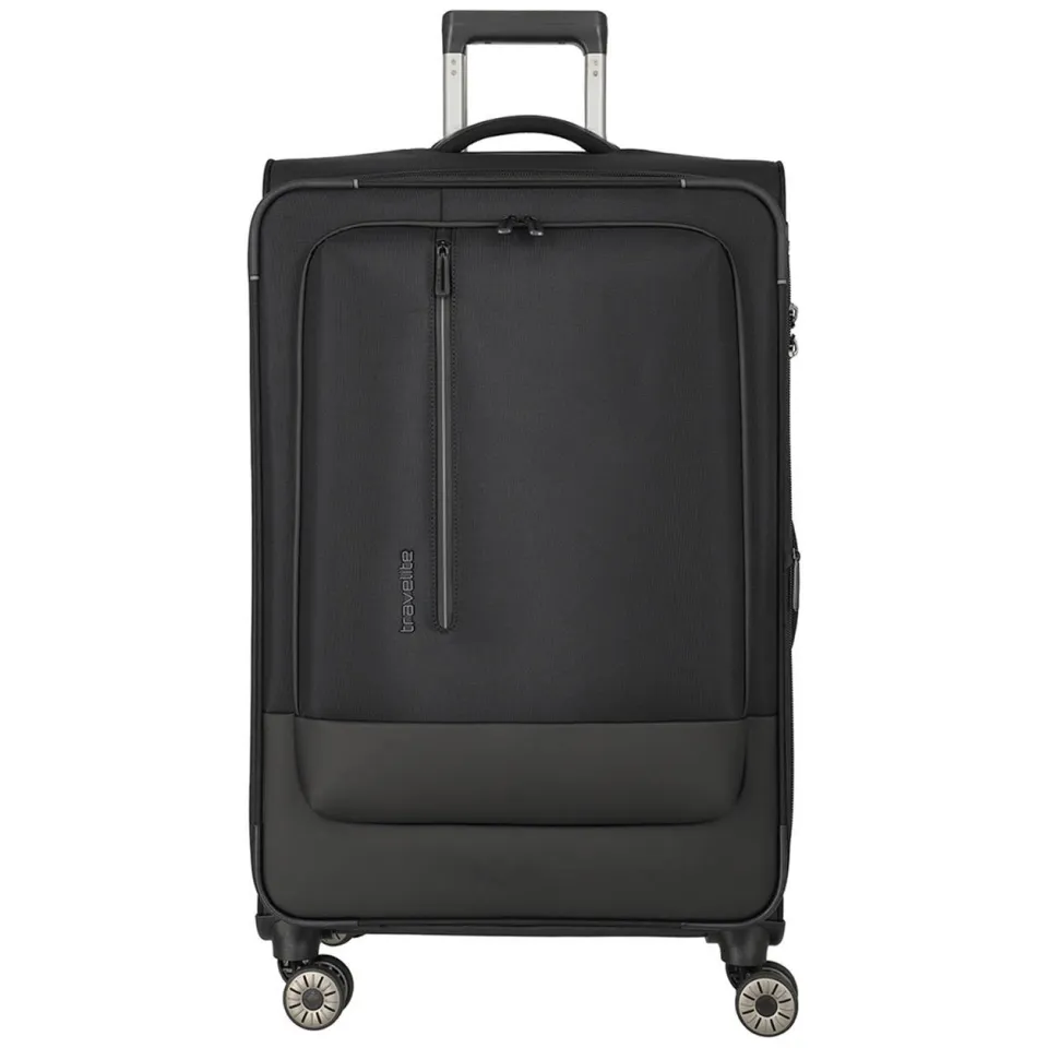 Travelite Crosslite 5.0 zachte reiskoffer zwart