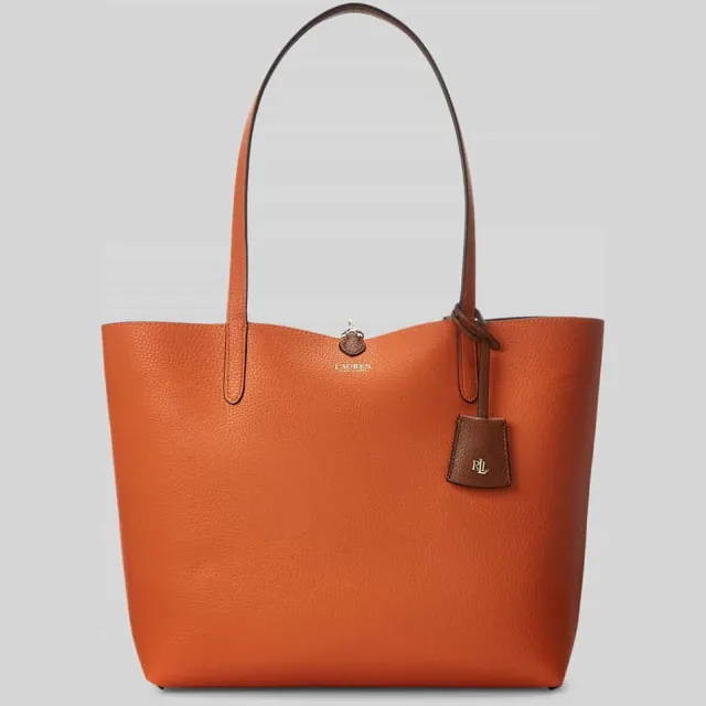 Lauren Ralph Lauren Shopper met keeroptie en minitas Bruin