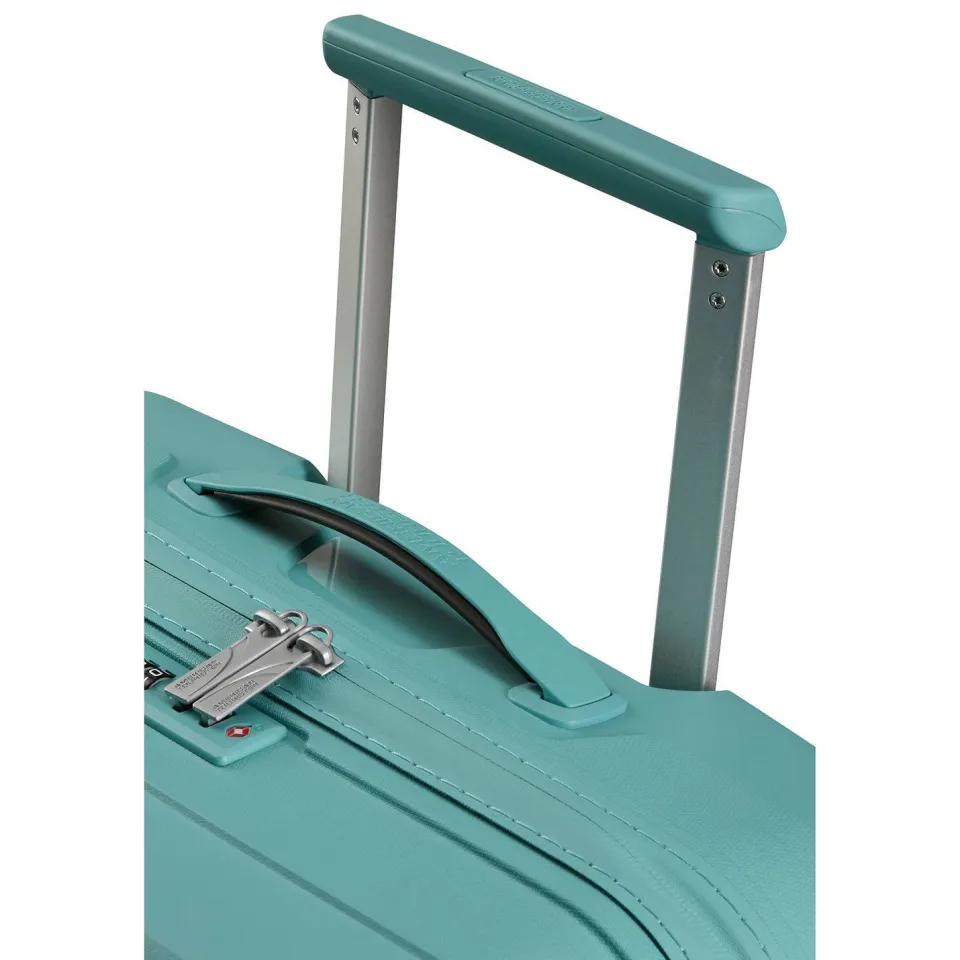 American Tourister Airconic spinner handbagagekoffer turquoise, foto 6