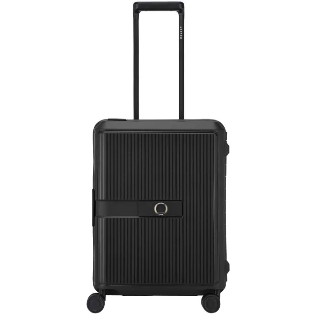 Delsey Vauban handbagage spinner 55 cm 44 liter zwart