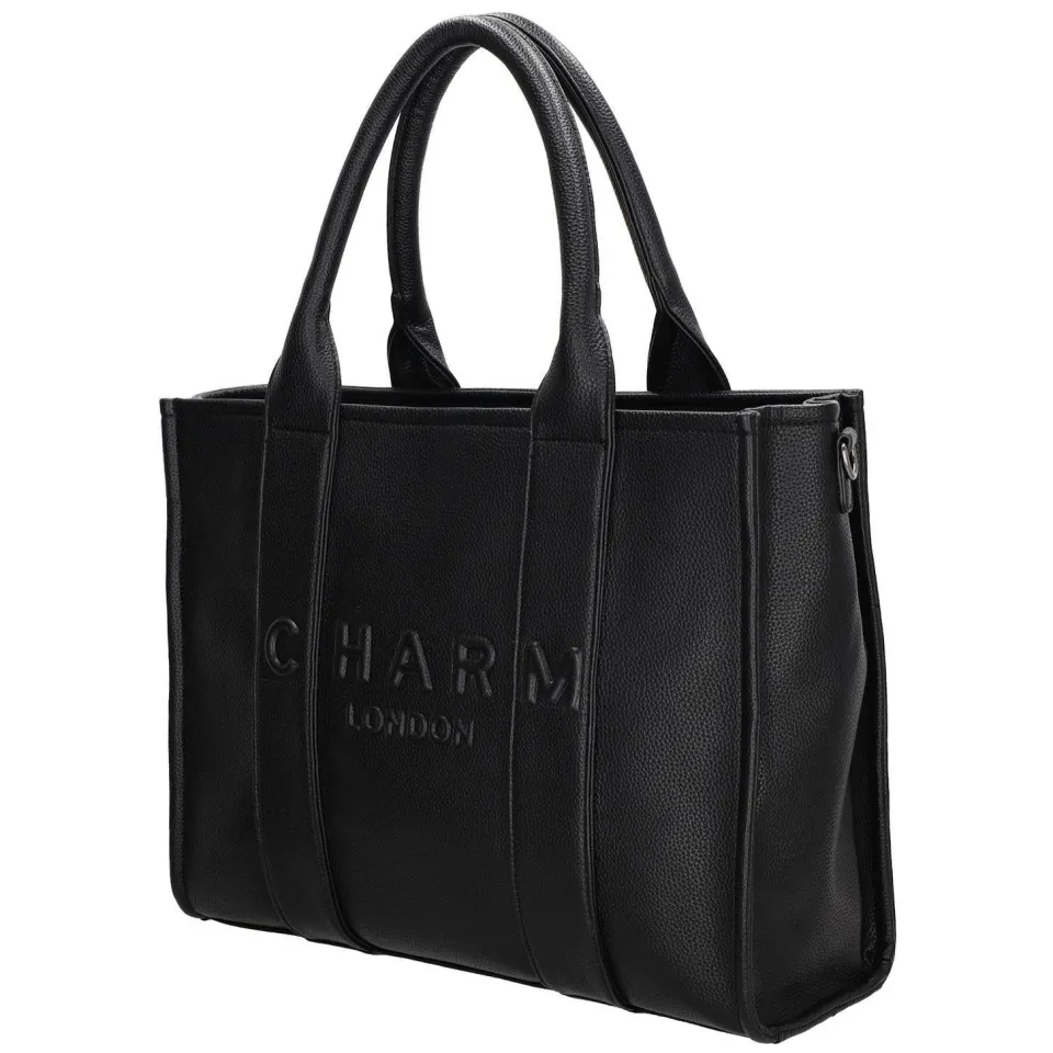 Charm London Bond schoudertas zwart, foto 2