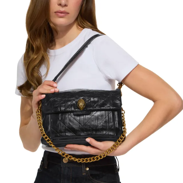 Kurt Geiger Kensington schoudertas zwart, foto 4
