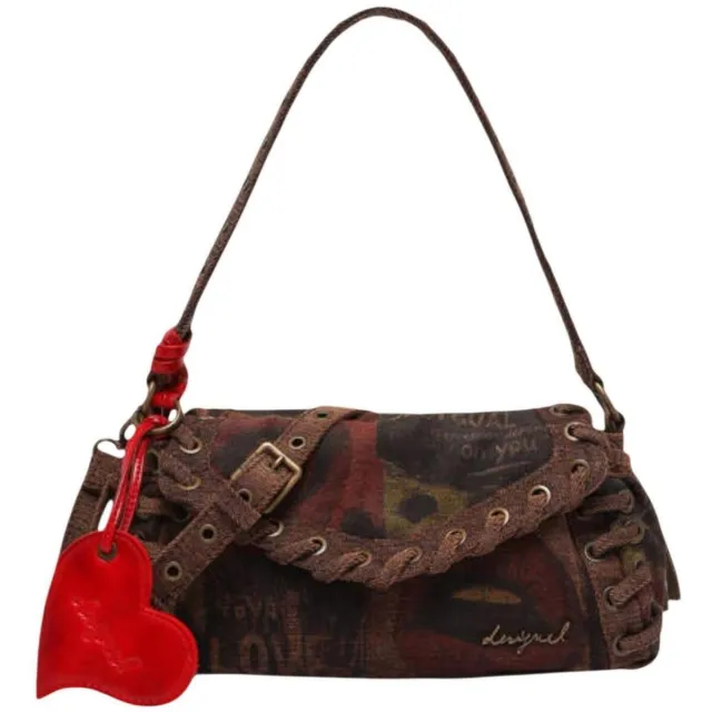 Desigual Schoudertas Desigual BAG_GRAFFIATTO ZARA 26WAXD14 Rood