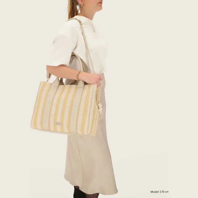 Charm London Capri shopper geel, foto 6