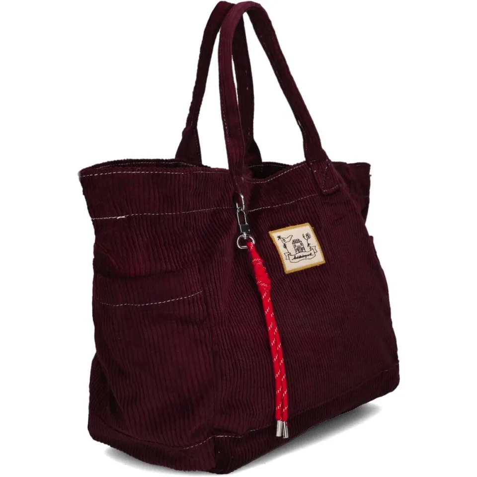 BECKSÖNDERGAARD Handtassen Corduroy Cecilia Bag Bordeaux - One size, foto 2