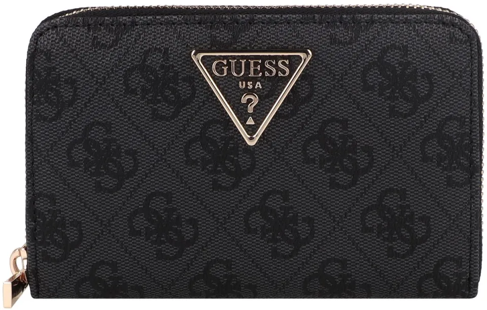 Guess Laurel II portemonnee coal logo multicolour