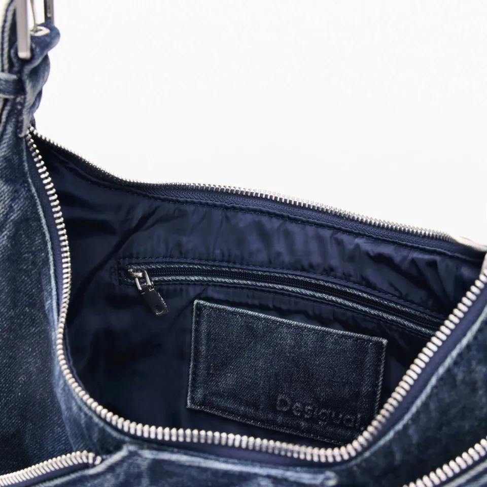 Desigual Centella denim schoudertas blauw, foto 7