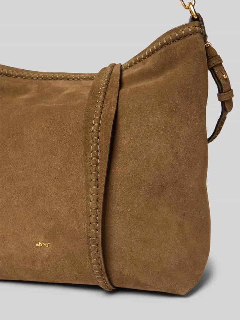 Abro Leather Suede Signature schoudertas khaki, foto 5