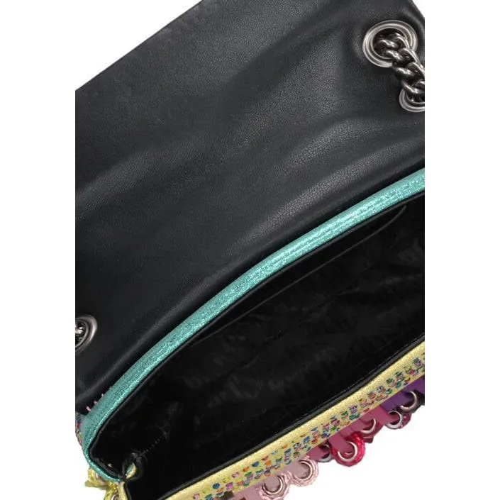 Kurt Geiger Mini Kensington Fringe schoudertas multicolor multi, foto 5