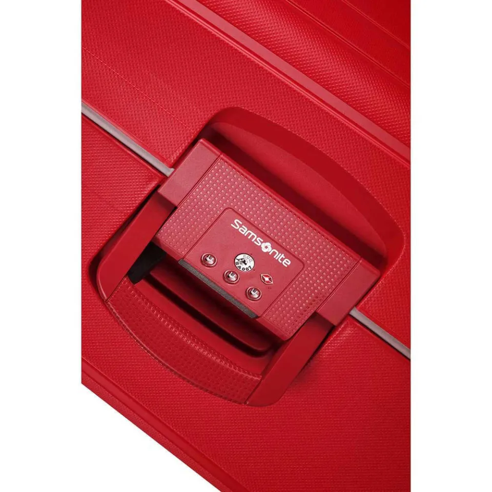 Samsonite S'Cure Spinner 55 koffer rood, foto 4