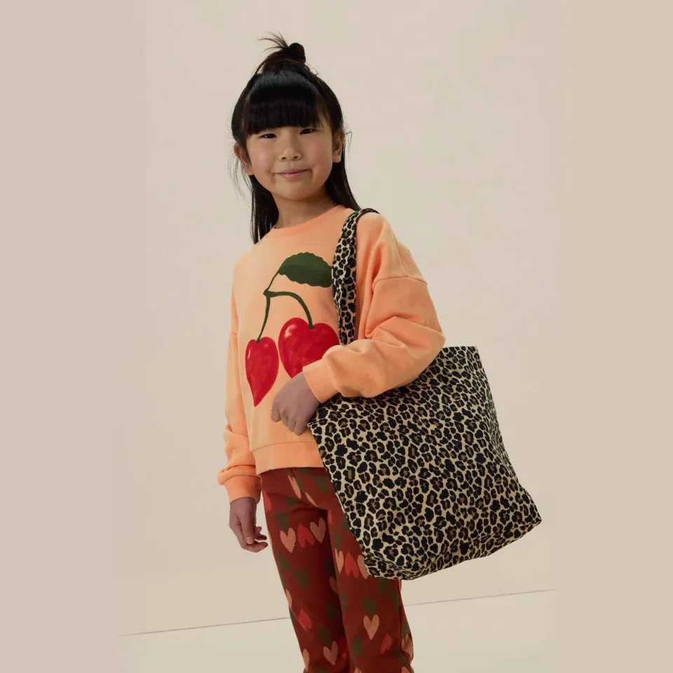 Sissy-Boy canvas shopper met luipaardprint bruin, foto 2