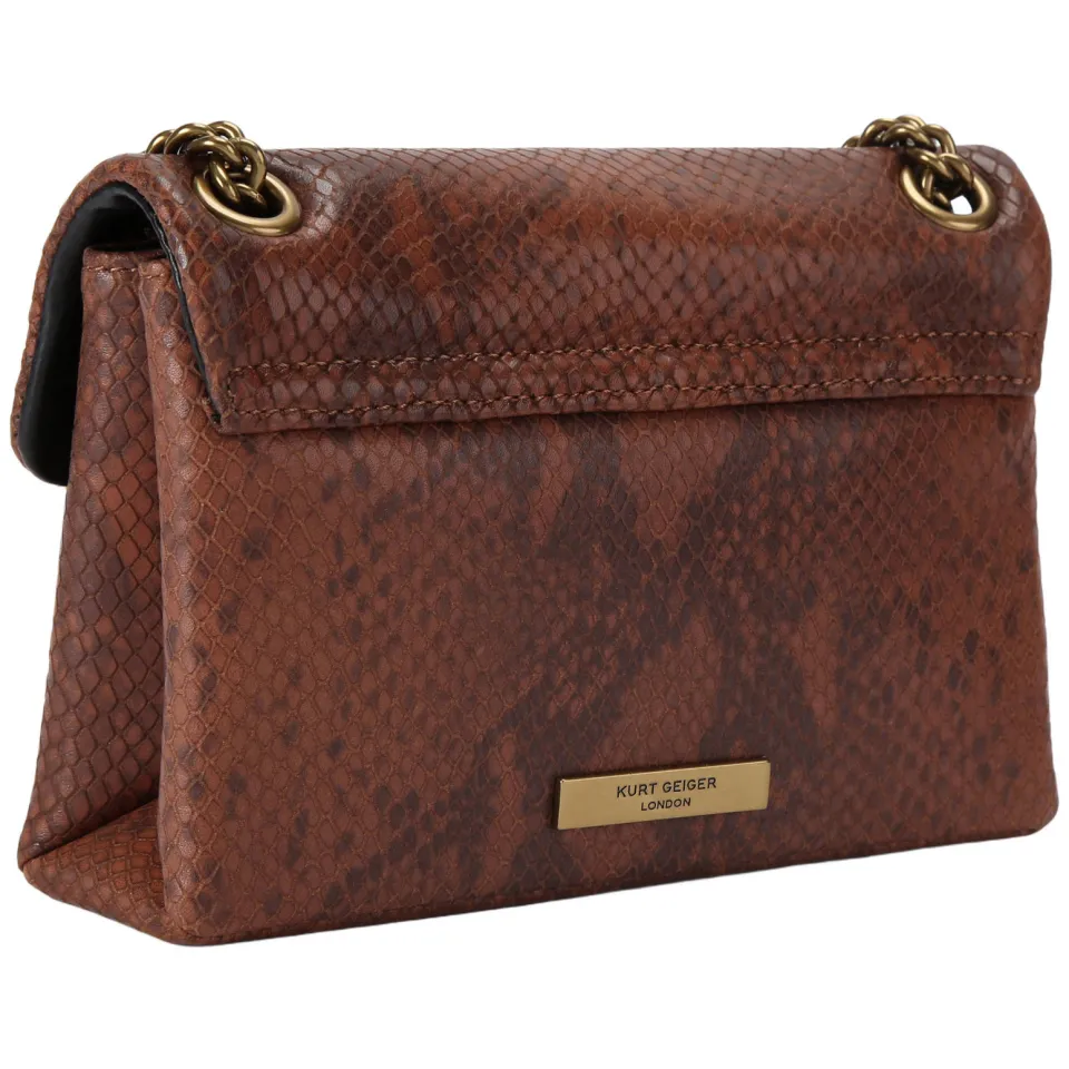 Kurt Geiger Kensington mini schoudertas bruin, foto 4