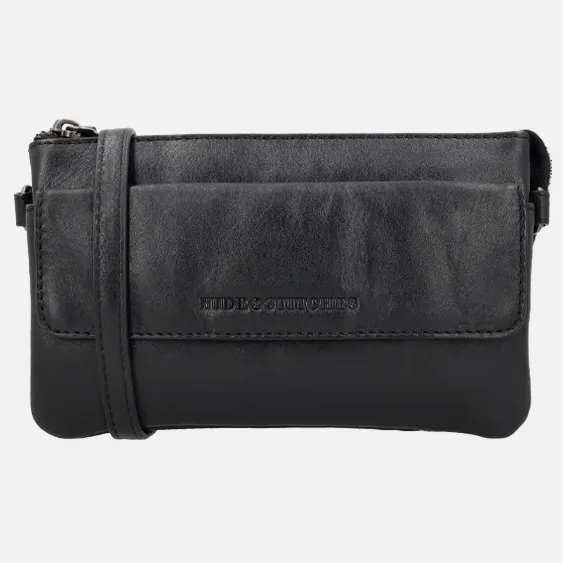 Hide & Stitches Porto crossbody tas zwart, foto 2