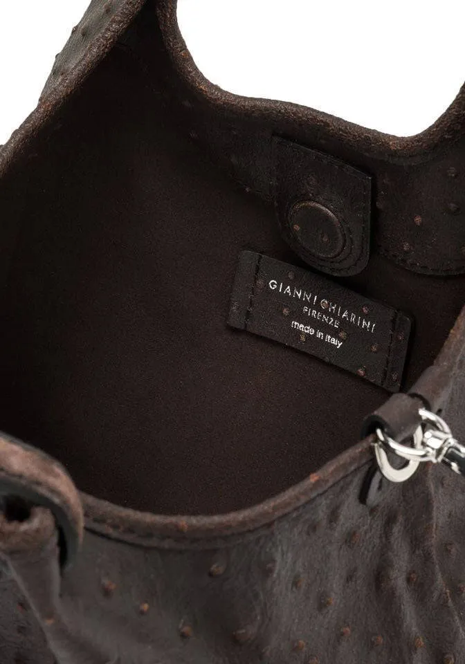 Gianni Chiarini Dua 12669 schoudertas bruin, foto 5