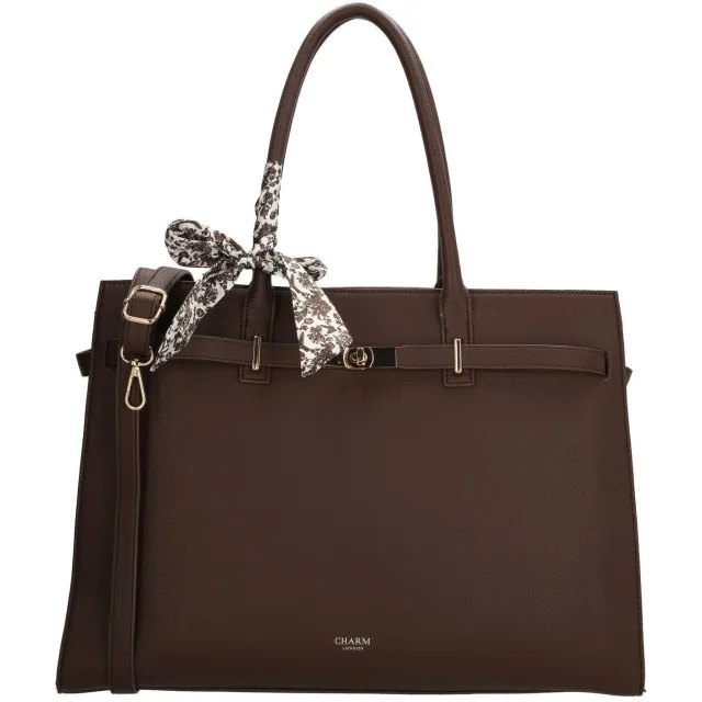 Charm London shopper The Hamptons donkerbruin
