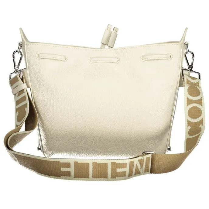 Coccinelle Bianco Leren Dames Handtas pearl, foto 3