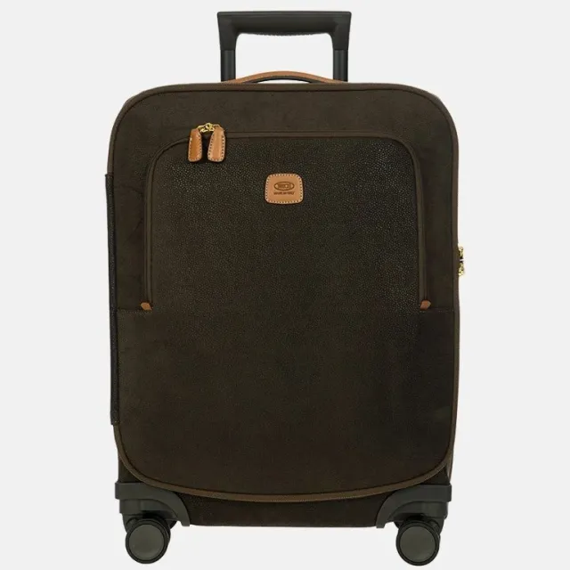Bric's Life Cabin handbagage trolley 55 cm olive Groen