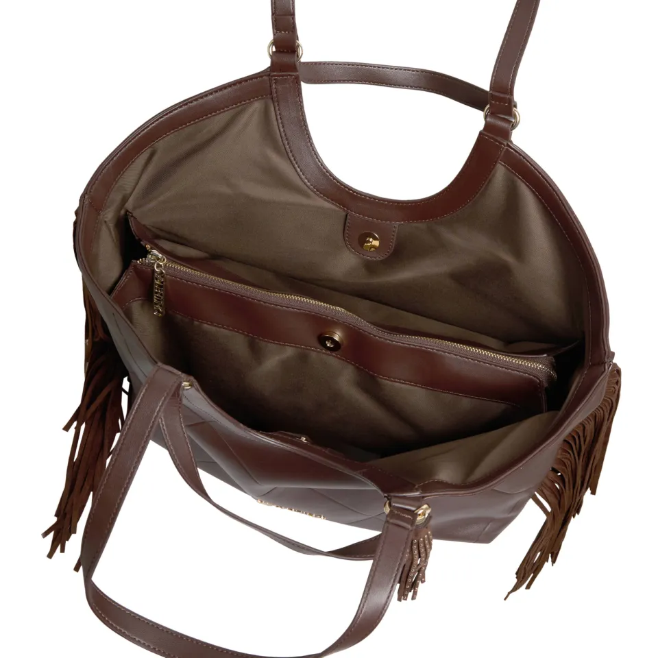 Valentino Bags Astrid shopper donkerbruin, foto 4