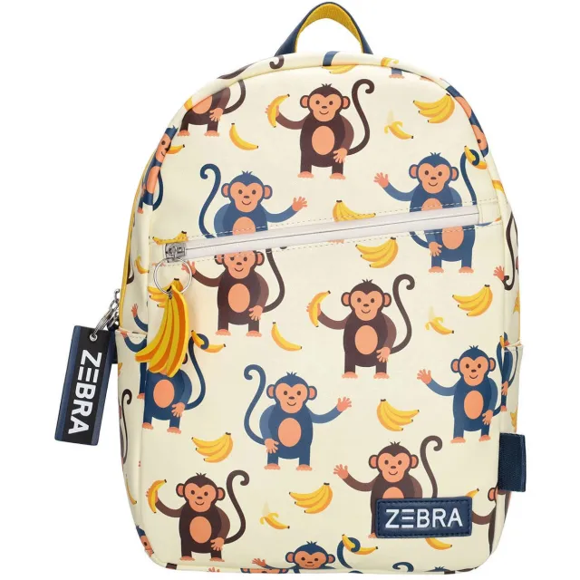 Zebra Trends rugzak Sem Monkeys beige