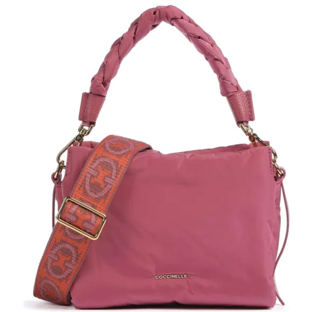 Coccinelle Boheme Puffy handtas 23 x 18 x 10 cm roze Rosewood