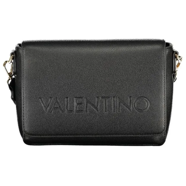 Valentino Mario Valentino Zwarte Polyurethaan Dameshandtas