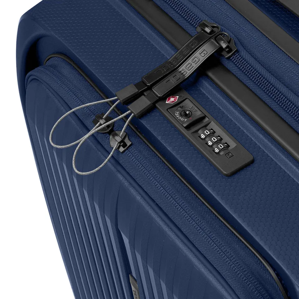Gabol Brooklyn Cabin Trolley Front Pocket koffer blauw, foto 7