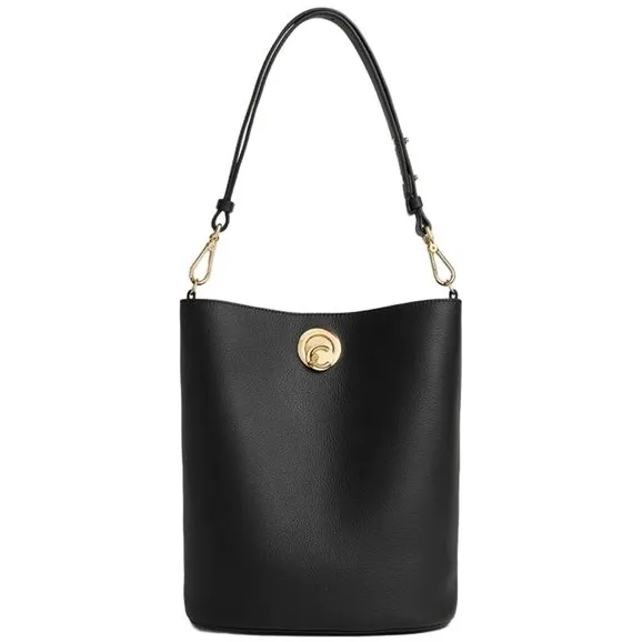 Coccinelle Embracing Tas Zwart/Cognac