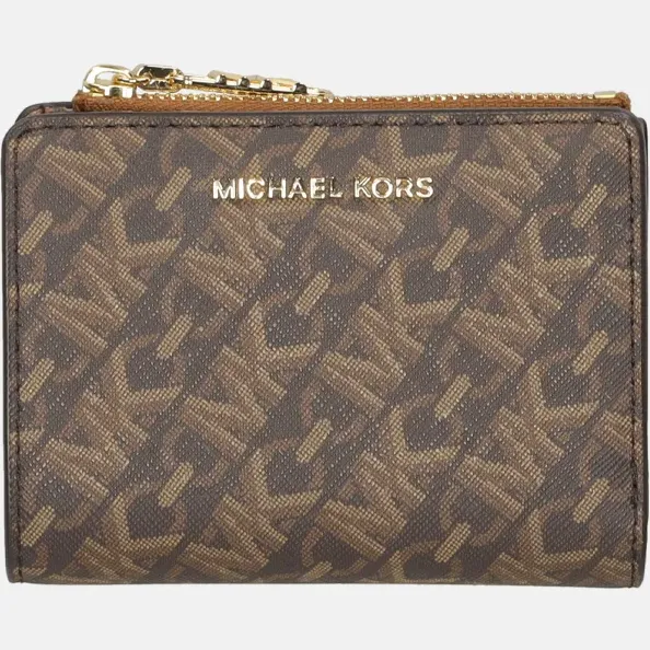 Michael Kors Empire portemonnee bruin