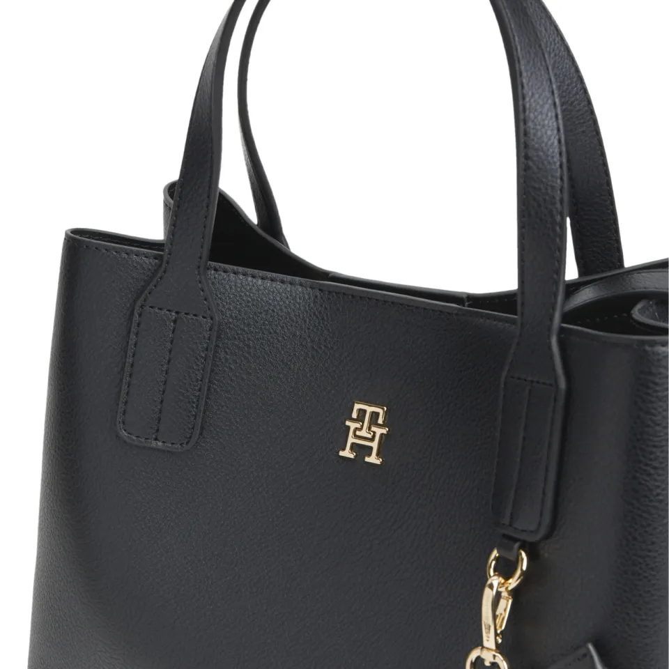 Tommy Hilfiger Icon Mini Satchel handtas zwart, foto 5