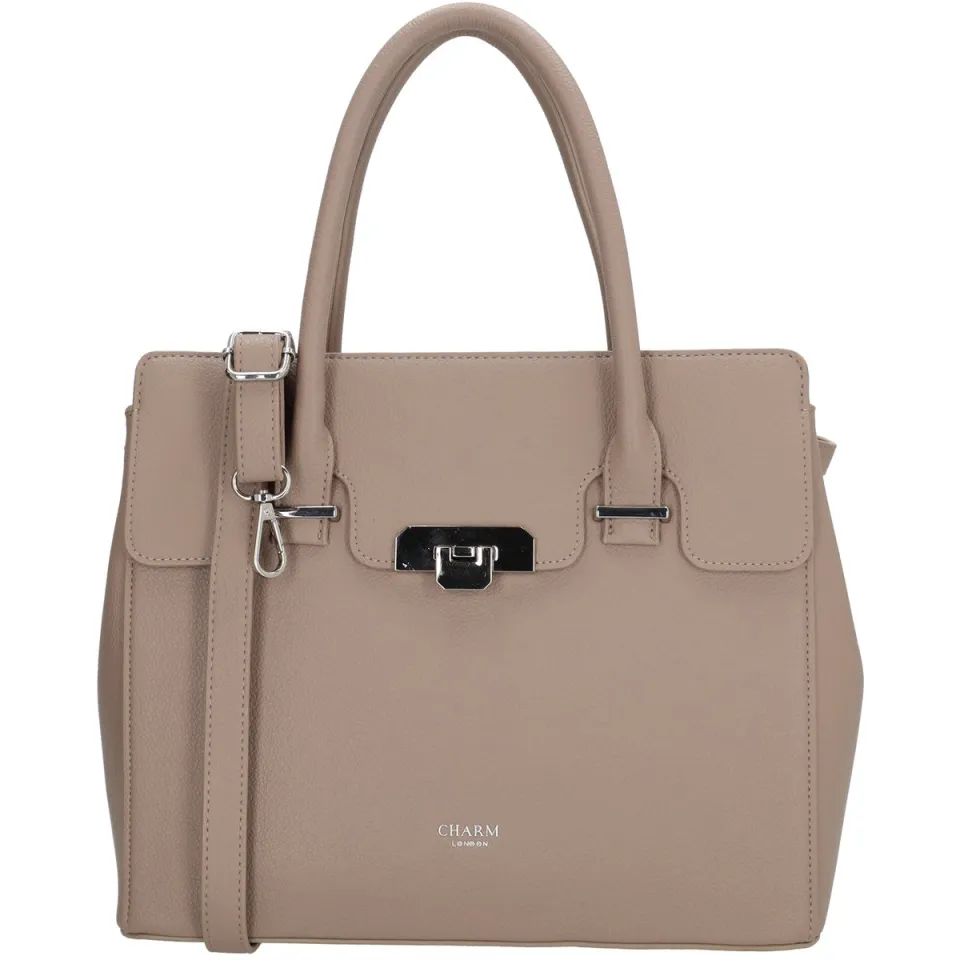 Charm London Soho handtas taupe, foto 2