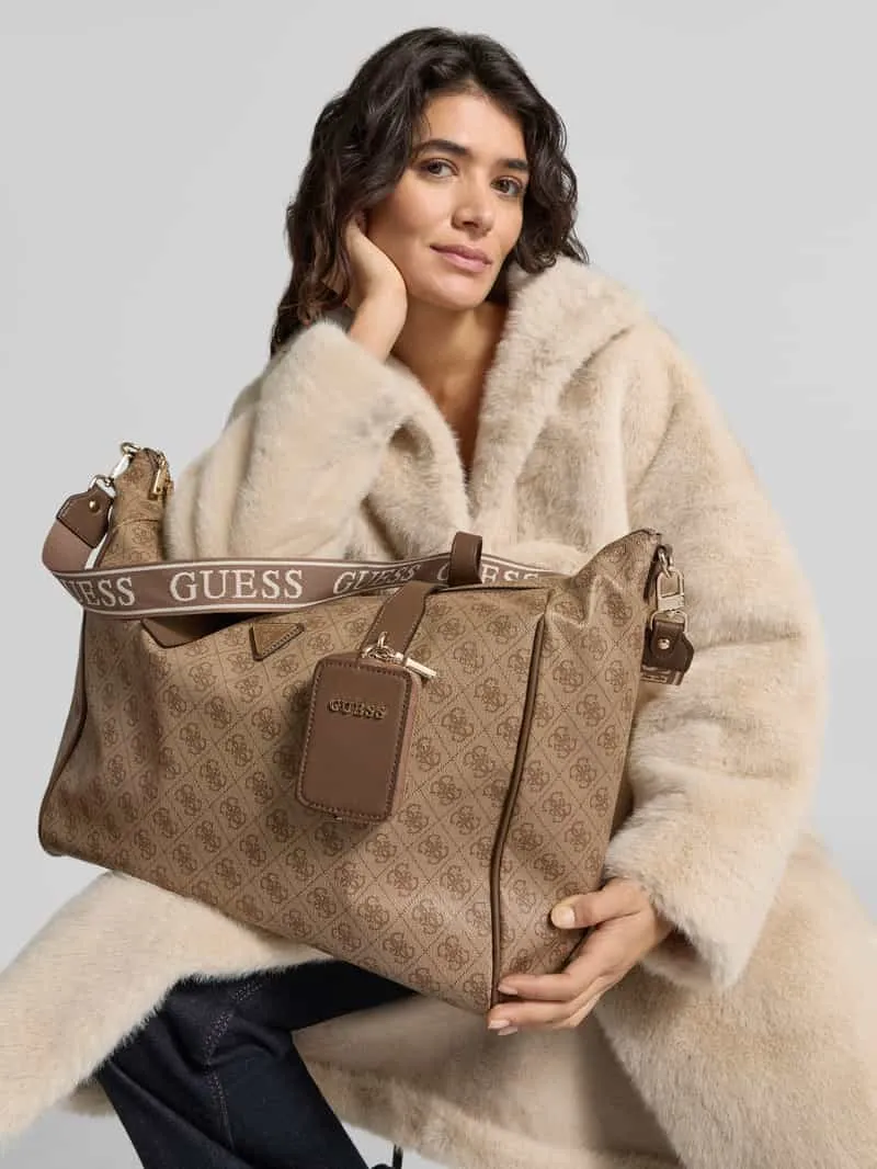 Guess Latona schoudertas latte logo, foto 4