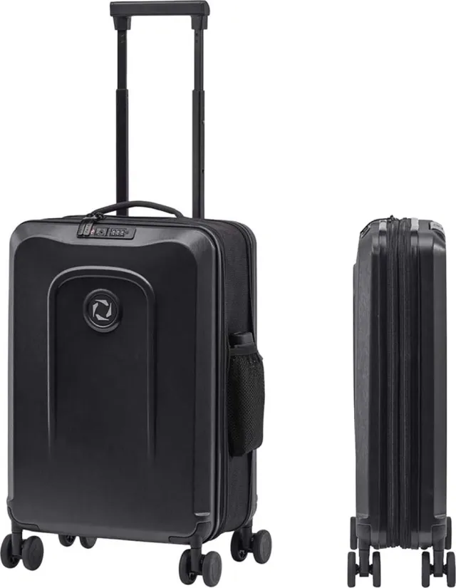 Senz Foldaway handbagagekoffer zwart black